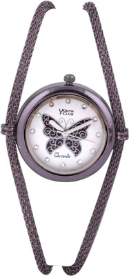 

Youth Club Black Mesh Watch - For Women