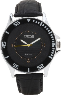 Dice DCMLRD38LTBLKBLK314 Doubler Analog Watch  - For Men   Watches  (Dice)