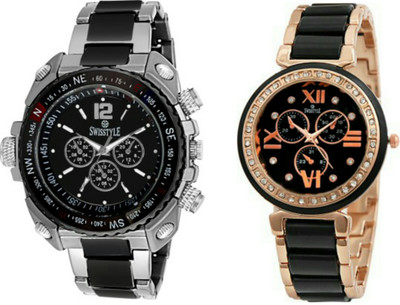 

Swisstyle SS-607BLK-703BLK Watch - For Men