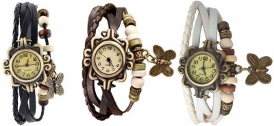 OpenDeal Stylish Leather Butterfly New Fashion BD0123 Analog Watch  - For Women   Watches  (OpenDeal)