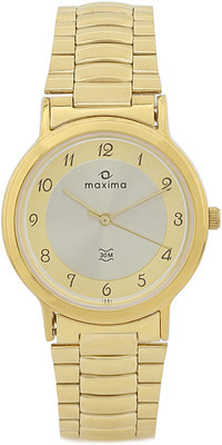 

Maxima 01581CMGY Gold Watch - For Men