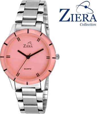 Ziera ZR8010 special collection stylish Peach Black Watch  - For Women   Watches  (Ziera)