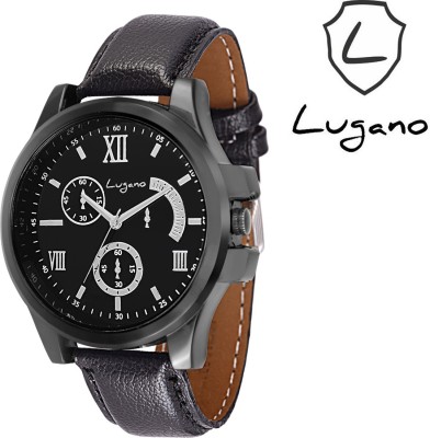 Lugano DE 1005 LG Analog Watch  - For Men   Watches  (Lugano)