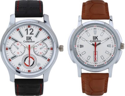 IIK Collection Combo 501M-508M Premium Round Analog Watch  - For Men   Watches  (IIK Collection)