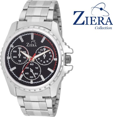Ziera ZR2655 BLACK Analog Watch Watch  - For Men   Watches  (Ziera)