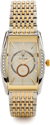 Titan NC1527BM02 Ssteele Collection Analog Watch  - For Men   Watches  (Titan)