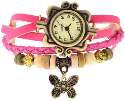 

Zillion Vintage Butterfly Charm Bracelet Style Watch - For Women