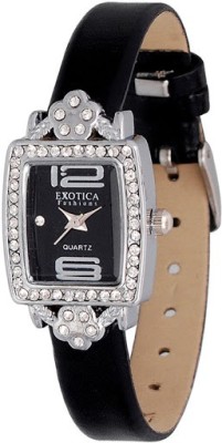 Exotica Fashions EFL-51-Black Ex Series Analog Watch  - For Women   Watches  (Exotica Fashions)