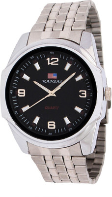 

Kansas KAN-SS-021-BLK Watch - For Men