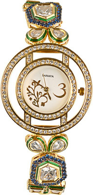

Sanaya Designer Kundan SW39 Watch - For Women