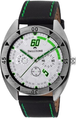 Swisstone FTREK560-WHT-BLK Analog Watch  - For Boys   Watches  (Swisstone)