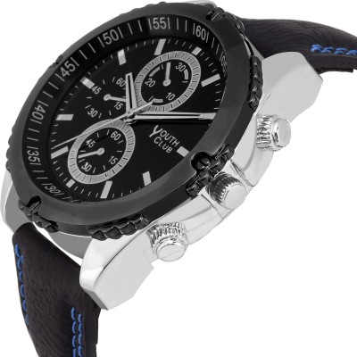 Youth Club Ultimate Chrono pattern with Cofee Bazel Analog Watch  - For Men   Watches  (Youth Club)