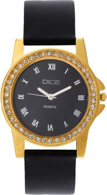 Dice PRSG-B118-8135 Princess Gold Analog Watch  - For Women   Watches  (Dice)