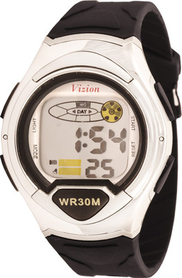 

Vizion 8503B-6BLACK Cold Light Watch - For Boys