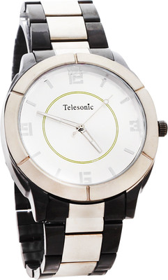 

Telesonic GCSB04-SILVER Platinum Time Watch - For Men