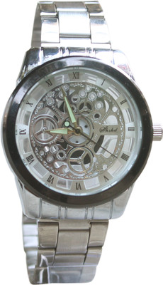 

DCWI Skeleton Transparent See-Through SILVER Case Super-Luxury-JMD7860013 Analog Watch - For Men Watch - For Men