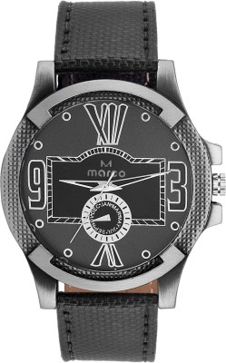 Marco MR-GR235-BLK-BLK Analog Watch  - For Men   Watches  (Marco)