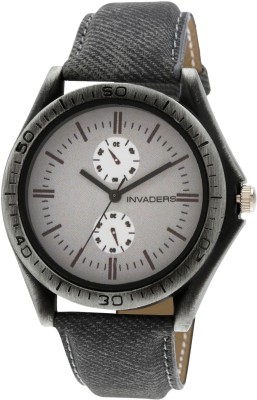 Invaders INV-CURN-GRY Curren Collection Chronograph pattern stylish Analog Watch  - For Men   Watches  (Invaders)