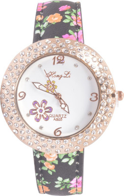 

Zoya ZH-D2FBLPK-05 Crocodile Finish Watch - For Girls