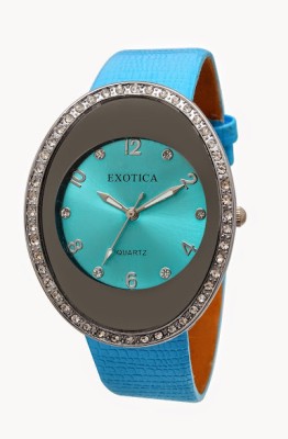 Exotica Fashions EFL-60-L-Blue Analog Watch  - For Women   Watches  (Exotica Fashions)