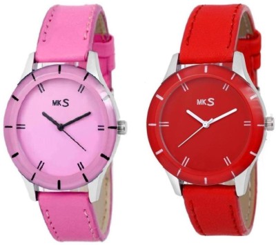 MKS Fasteck Combo - 4 Analog Watch  - For Girls   Watches  (MKS)