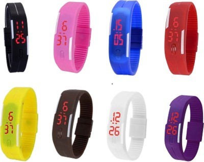 @rmgadgets LED Black Blue Yellow Red Purple Pink White Brown Digital Watch  - For Men & Women   Watches  (@rmgadgets)