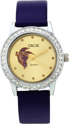 Dice DCFMRD25LTPRPGLD814 Princess Analog Watch  - For Women   Watches  (Dice)