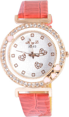 Zoya ZH-3HRD-02 Crocodile Finish Watch - For Women