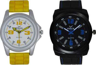 

Volga Branded Leather Quality Designer Dial Diwali Special Combo127 Designer Sport Looks WaterProof Mens Watch Watch - For Men