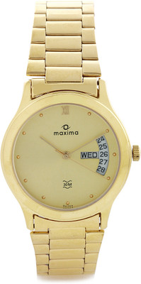

Maxima 06366CMGY Gold Watch - For Men
