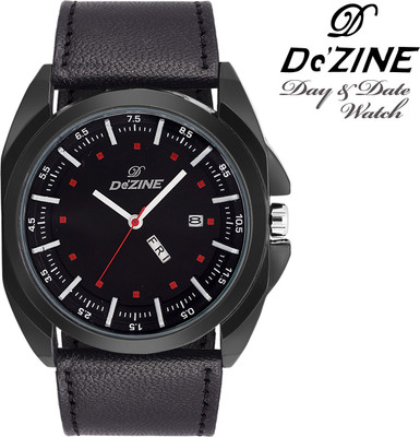 

Dezine Day and Date-GR421-BLK Watch - For Boys