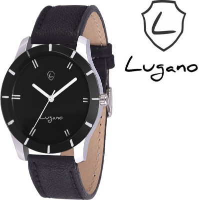 Lugano DE 1001 LG Analog Watch  - For Men   Watches  (Lugano)