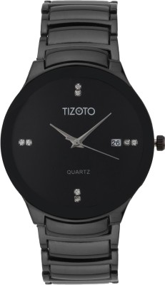 Tizoto tzom221 Tizoto black dial metal analog watch Analog Watch  - For Men   Watches  (Tizoto)
