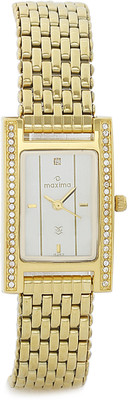 

Maxima 15263CMLY Gold Watch - For Women