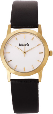 

Telesonic 18RGLD-101 WHITE Shubham Series Watch - For Men