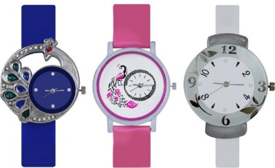 Keepkart KK Blue Morni Pink Peacock And White Flower 003 Watch  - For Girls   Watches  (Keepkart)