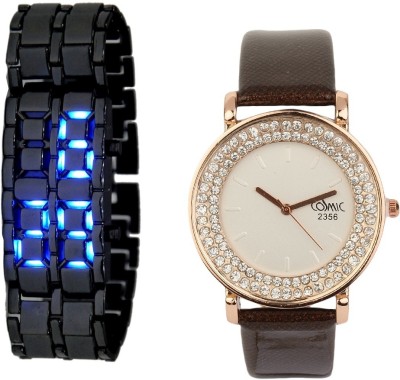 Declasse DIAMOND LED - 1647 DIAMOND LED Analog-Digital Watch  - For Men & Women   Watches  (Declasse)