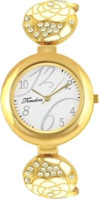 Timebre LXWHT412 Gold Plated Analog Watch  - For Women   Watches  (Timebre)