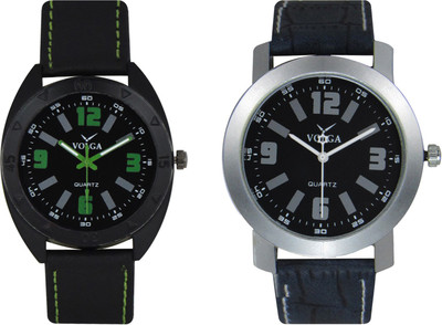 

Volga Branded Leather Quality Designer Dial Diwali Special Combo353 Designer Sport Looks WaterProof Mens Watch Watch - For Men