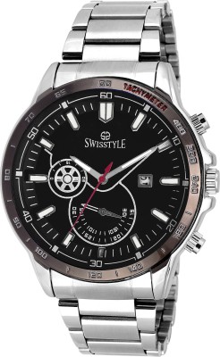 Swisstyle SS-GR645-BLK-CH Watch  - For Boys   Watches  (Swisstyle)