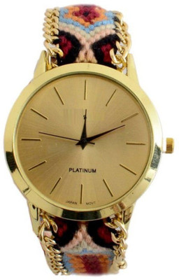 

SPINOZA beautiful fabric belt fancy Watch - For Women