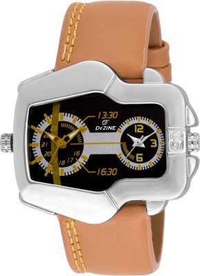 Dezine DZ-GSQ94-BLK-BRW Watch  - For Men   Watches  (Dezine)