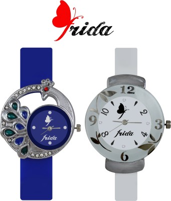 Frida New�Latest Fashion Fancy Beautiful Best Selling Qulity Multi Color looks Offer Deal Sasta Chepest Collection Designer Wrist52 Analog Watch  - For Women   Watches  (Frida)