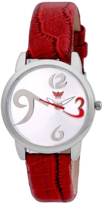 Abrexo Abx-3009RED-WHT Modish Series Watch  - For Women   Watches  (Abrexo)