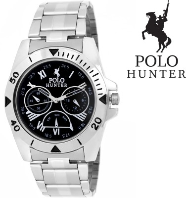Polo Hunter Royal Black Dial Analog Watch  - For Men   Watches  (Polo Hunter)