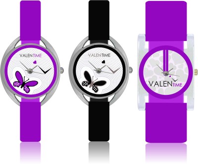 Valentime W07-1-2-7 New Designer Fancy Fashion Collection Girls Analog Watch  - For Women   Watches  (Valentime)