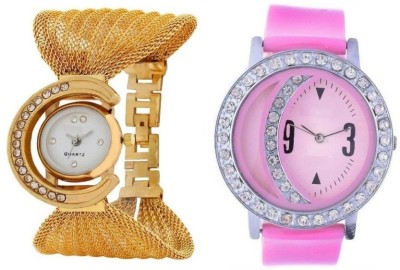 ReniSales Beuty Fool Pink Colored Combo2841 Macho Look Analog Watch  - For Women   Watches  (ReniSales)