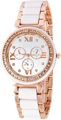 Yashmit White Copper Diamond Look Party Wear Analog Watch for Girls / Women's-Y-A-023 Analog Watch  - For Women   Watches  (Yashmit)