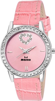 Marco DIAMOND MR-LR 7001 PINK Analog Watch  - For Women   Watches  (Marco)