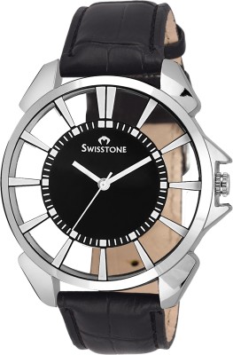 Swisstone CTHRU55-WHT-BLK Analog Watch  - For Men   Watches  (Swisstone)